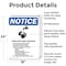 Signmission Safety Culture Sign, 18 in Width, Aluminum, Rectangle OS-2PACK-NS-A-1824-V-11955 - alternate 6